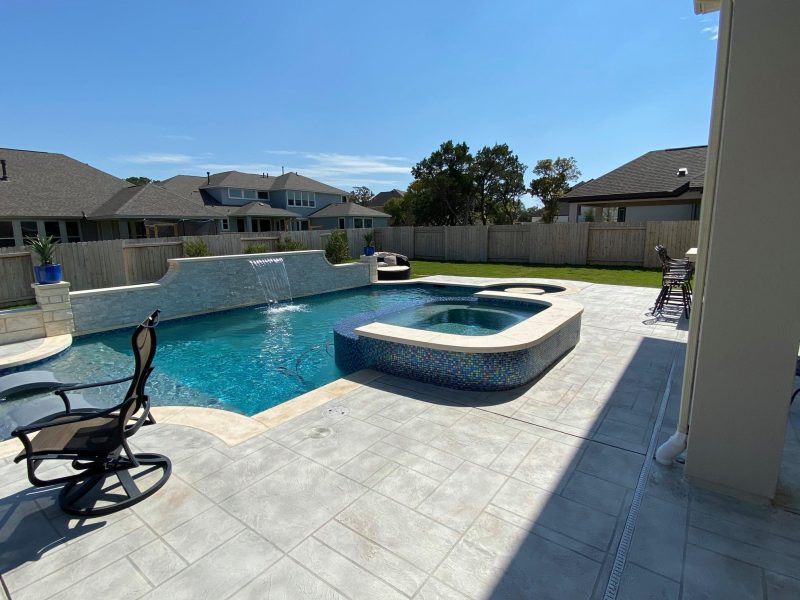 Leander Party Pool Spa and Deck Chaparrel Pools
